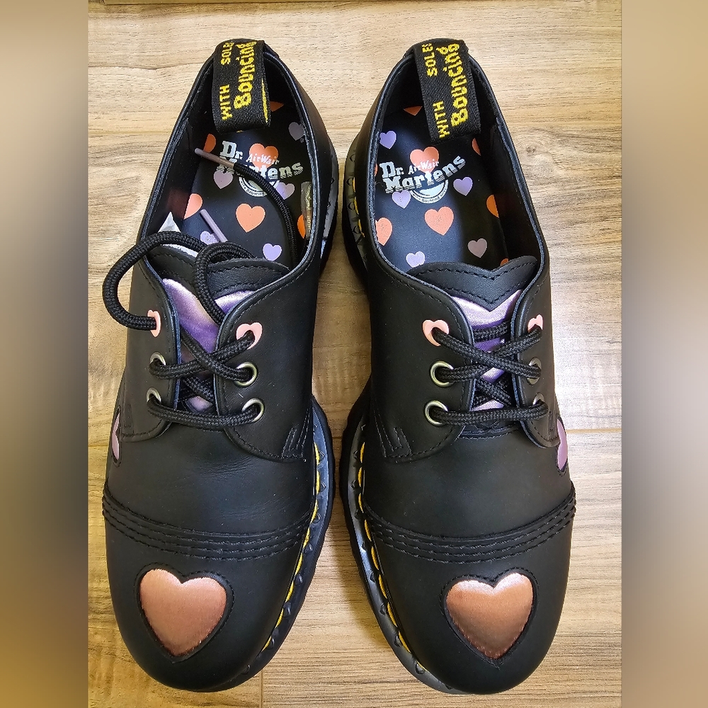 Dr. Martens1461 Quad Heart Platform Derby, size US 9 - Picture 11 of 11